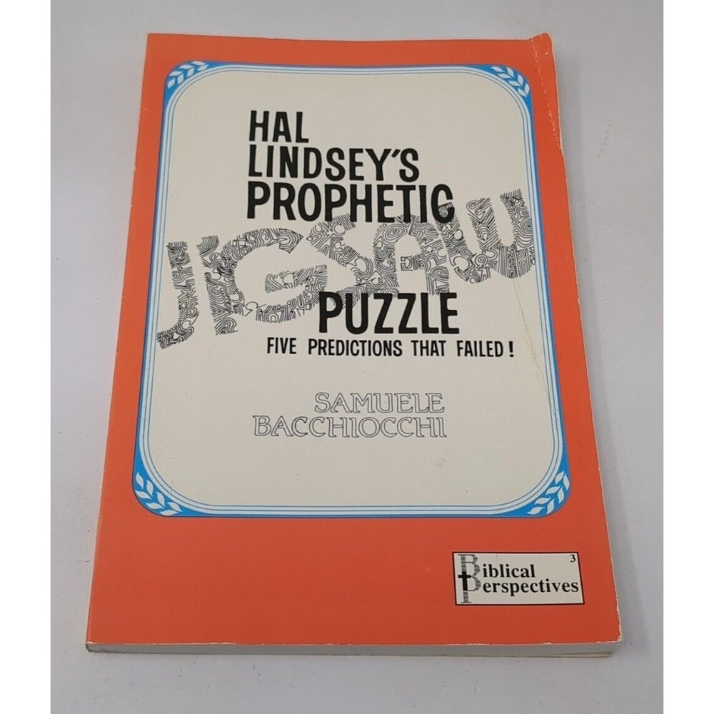 Hal Lindsey's Prophetic Jigsaw Puzzle By Samuele Bacchiocchi Signed Book Vintage